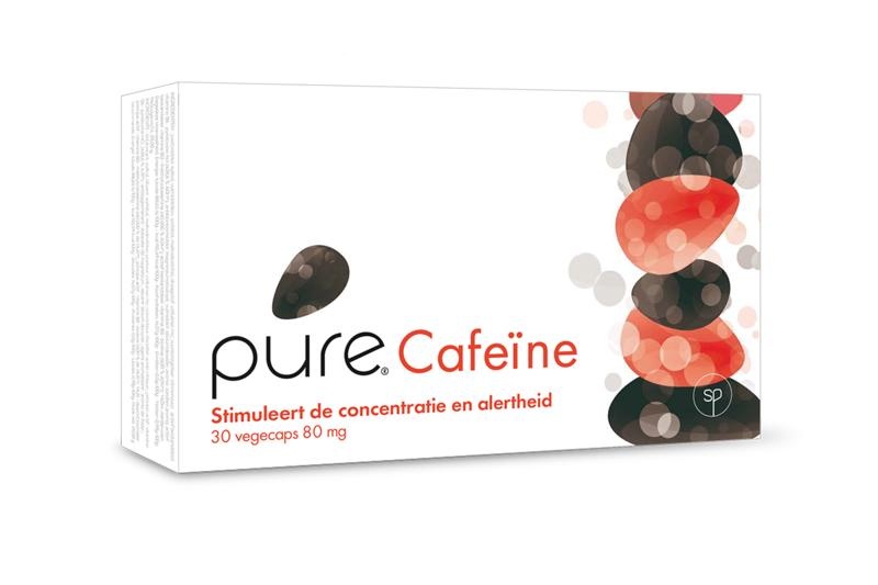 Pure Pure Cafeine 80 mg (30 vega caps)