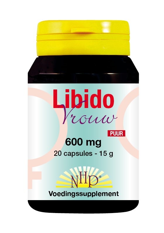 NHP NHP Libido vrouw 600 mg puur (20 caps)