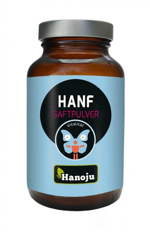 Hanoju Hennepgrassap poeder raw (60 capsules)