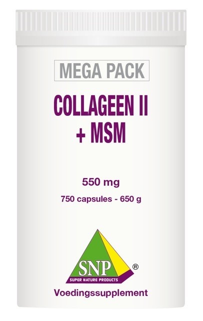 SNP Collageen II + MSM megapack (750 capsules)