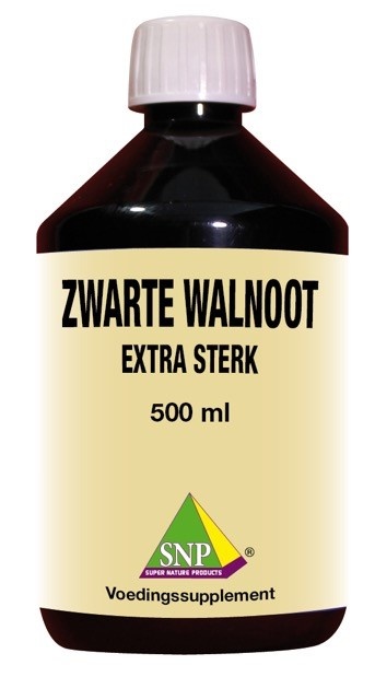 SNP SNP Zwarte walnoot extra sterk megapack (500 ml)