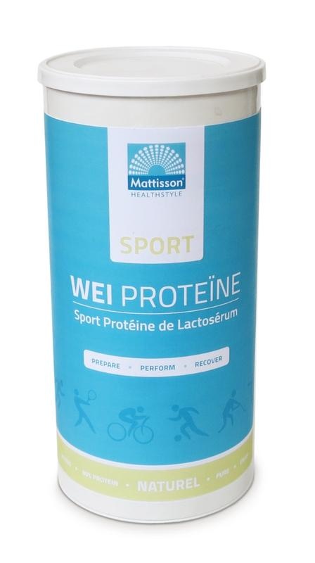 Mattisson Mattisson Sport wei whey proteine concentraat naturel (450 gr)