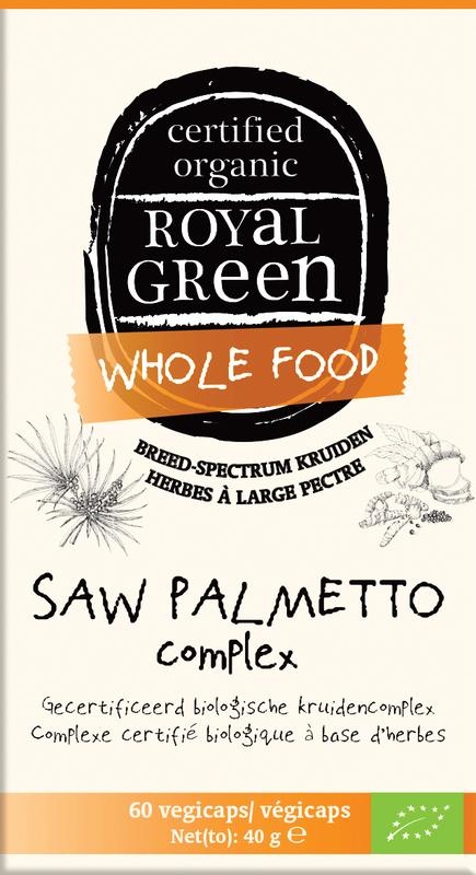 Royal Green Saw palmetto complex bio (60 Vegetarische capsules) Royal Green Saw palmetto complex bio (60 Vegetarische capsules)