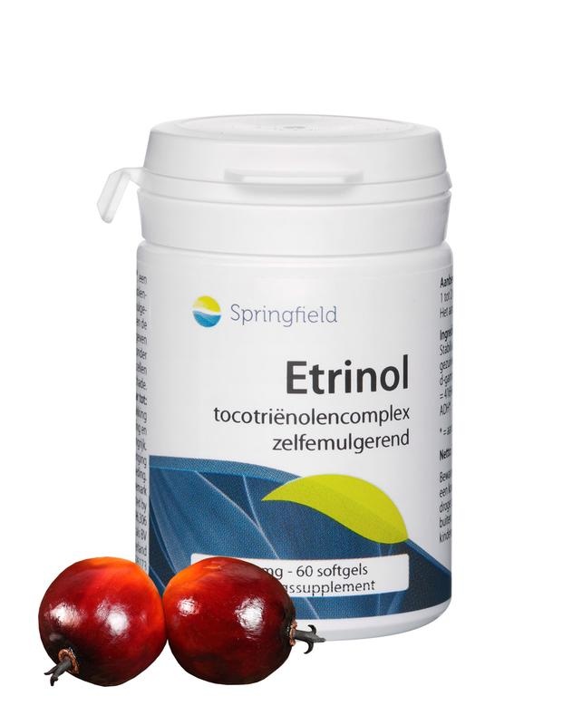 Springfield Springfield Etrinol tocotrienolen complex 50 mg (60 Softgels)