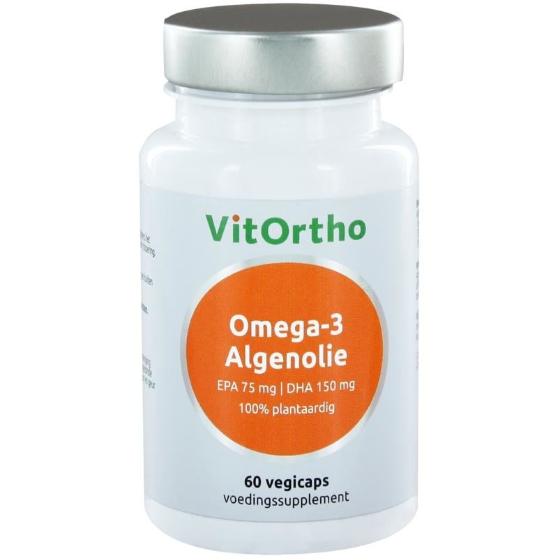 VitOrtho VitOrtho Omega-3 Algenolie- EPA75 mg DHA 150 mg (60 vcaps)