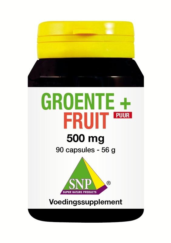 SNP Groente & fruit 500 mg puur (90 Capsules) SNP Groente & fruit 500 mg puur (90 Capsules)