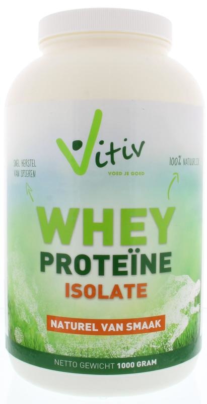 Vitiv Vitiv Whey proteine isolaat (1 Kilogr)