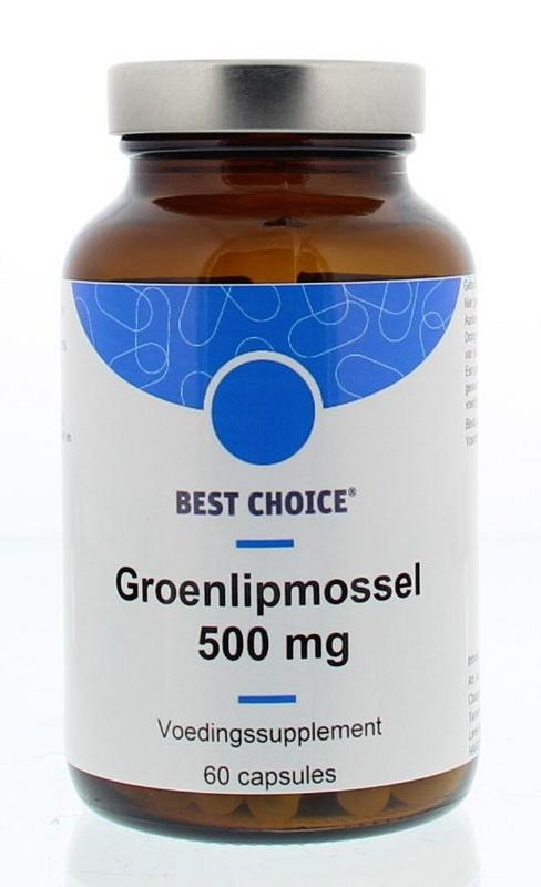 Best Choice TS Choice Groenlipmossel 500 mg (60 caps)