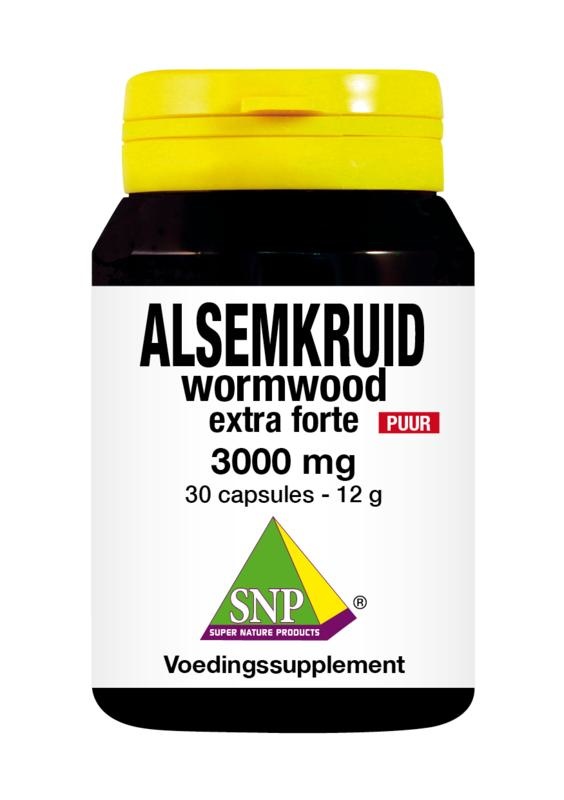 SNP Alsemkruid wormwood 3000 mg puur (30 Capsules) SNP Alsemkruid wormwood 3000 mg puur (30 Capsules)
