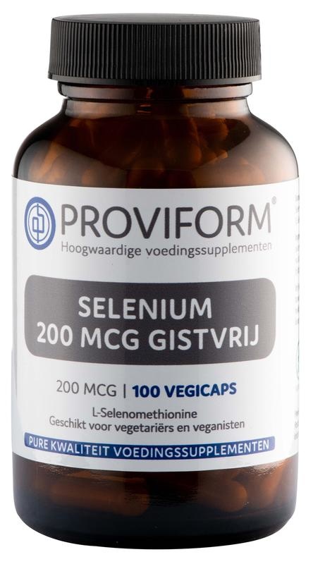 Proviform Proviform Selenium 200 mcg gistvrij (100 vega caps)