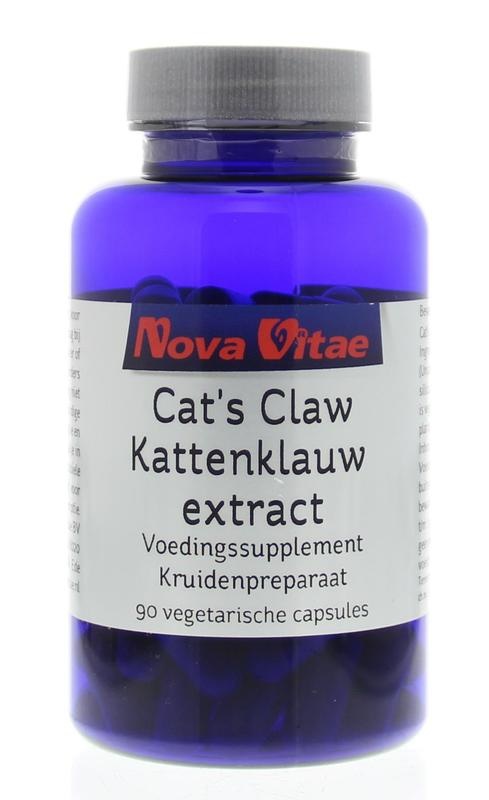 Nova Vitae Nova Vitae Cats claw kattenklauw 500 mg (90 caps)