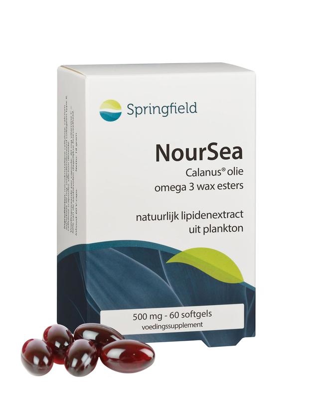 Springfield Springfield NourSea calanusolie omega 3 wax esters (60 Softgels)