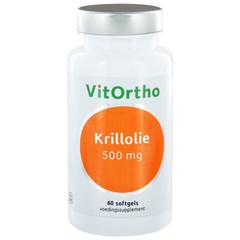 VitOrtho Krillolie 500 mg (60 softgels)