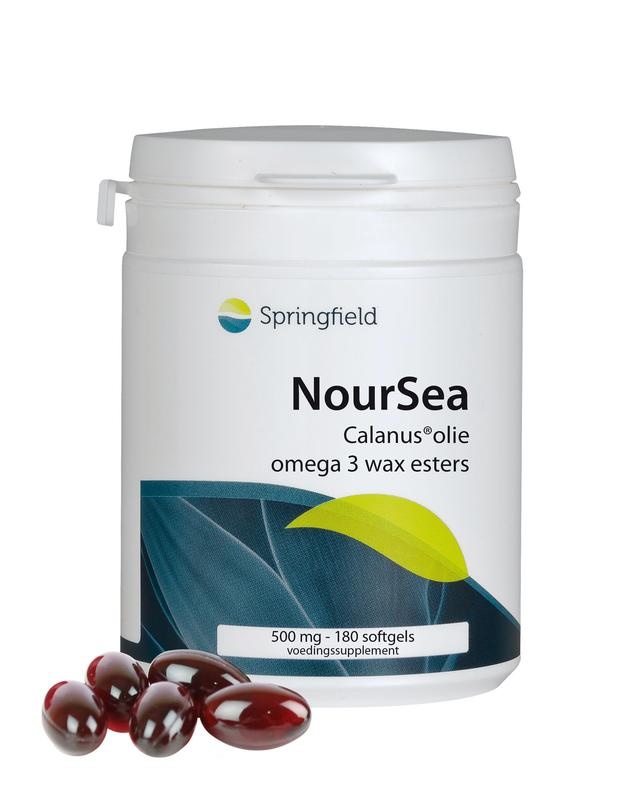 Springfield Springfield NourSea calanusolie omega 3 wax esters (180 Softgels)