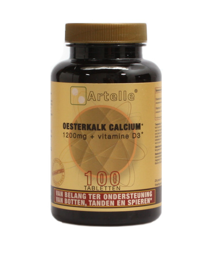 Artelle Oesterkalk calcium vitamine D3 (100 tabletten)