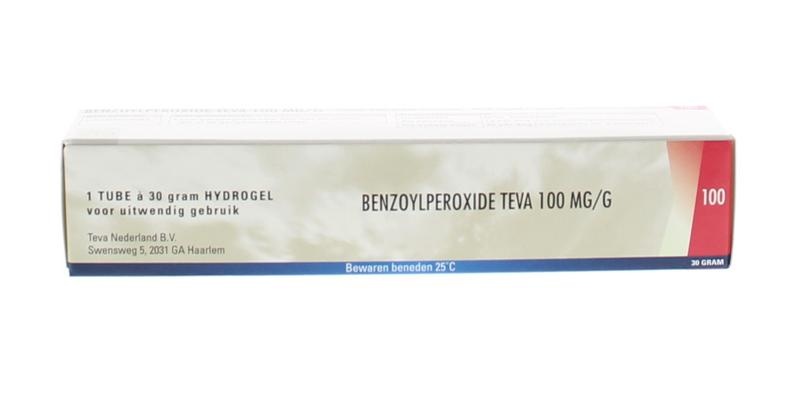 Teva Teva Benzoylperoxide 10 30 Gram Vitadvice Bv