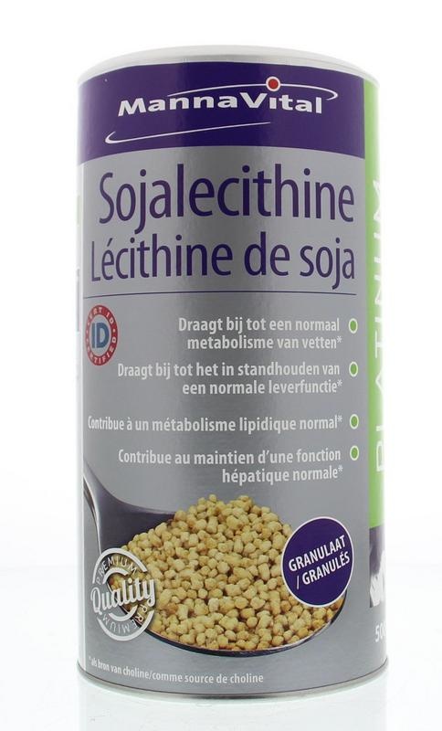 Mannavital Mannavital Soja lecithine granulaat (500 gr)