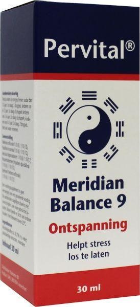 Pervital Pervital Meridian balance 9 ontspanning (30 ml)