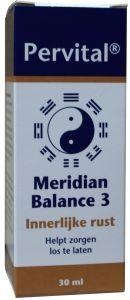 Pervital Pervital Meridian balance 3 innerlijke rust (30 ml)