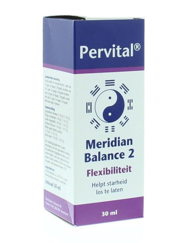 Pervital Pervital Meridian balance 2 flexibiliteit (30 ml)