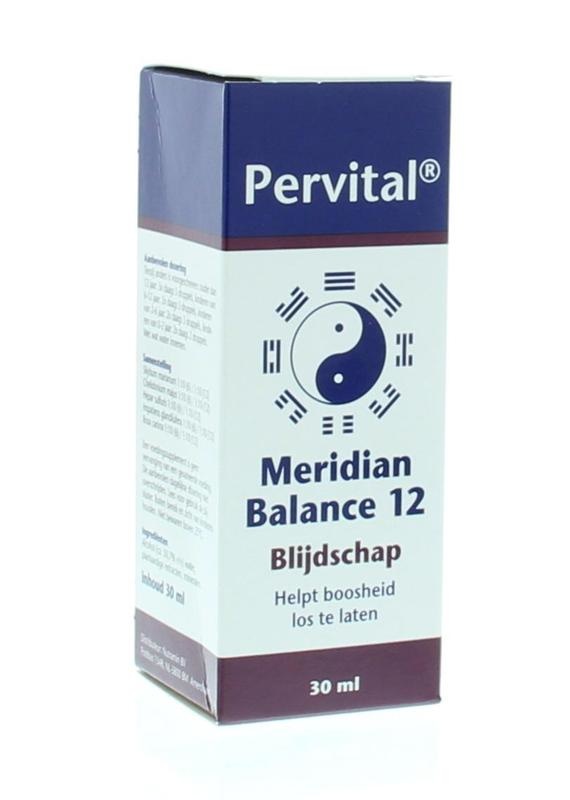 Pervital Pervital Meridian balance 12 blijdschap (30 ml)