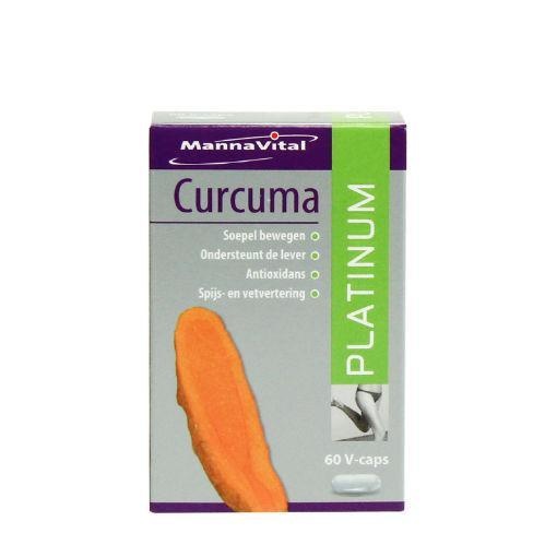 Mannavital Mannavital Curcuma platinum (60 vega caps)