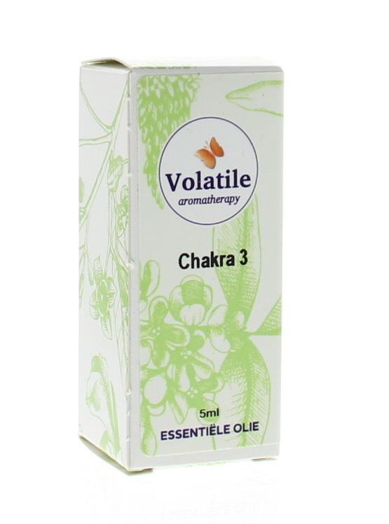 Volatile Volatile Chakra olie 3 zonnevlecht puur (5 ml)