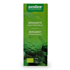 Purasana Bergamot olie/huile bergamote bio (10 ml)