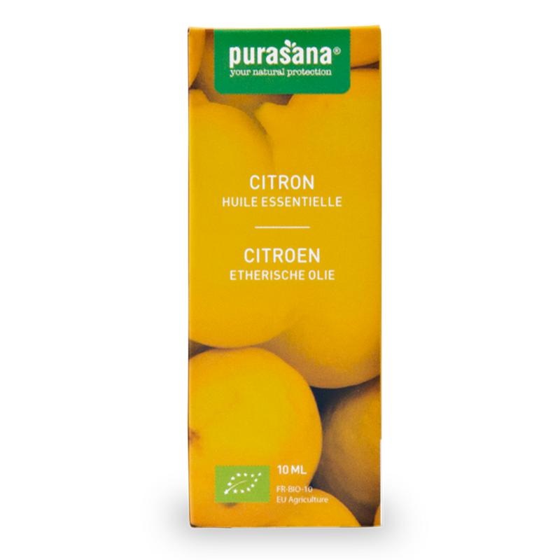 Purasana Purasana Citroen olie/huile citron bio (10 ml)