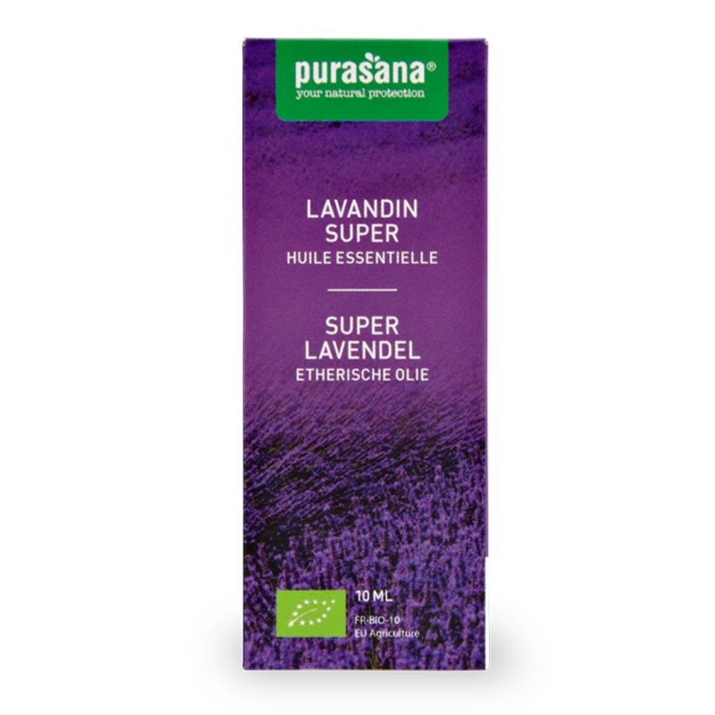 Purasana Purasana Lavendel super olie/huile lavandin super bio (10 ml)