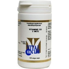 Vital Cell Life Vitamine D3 5mcg (100 caps)