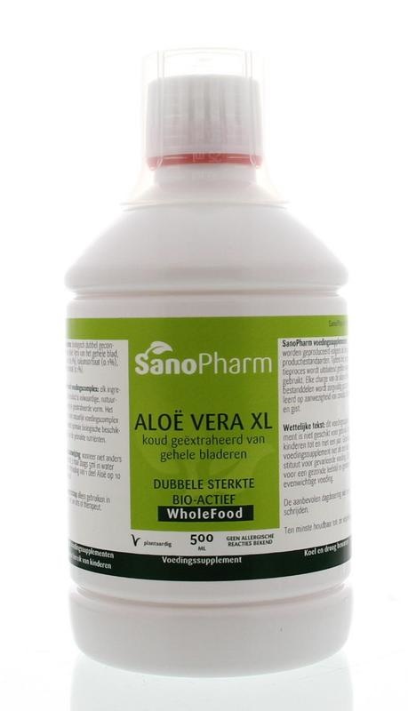 Sanopharm Sanopharm Aloe vera XL hele blad (500 ml)