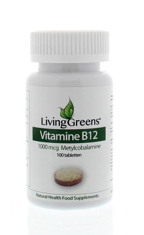 Livinggreens Livinggreens Vitamine B12 methylcobalamine 1000mcg (100 tab)