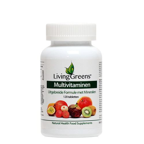 Livinggreens Livinggreens Multi vitaminen & mineralen antioxidant (120 tab)