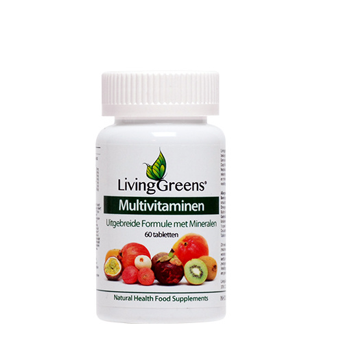 Livinggreens Livinggreens Multi vitaminen & mineralen antioxidant (60 tab)