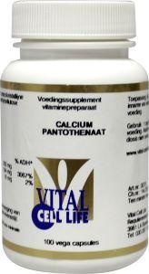 Vital Cell Life Vital Cell Life Vitamine B5 calciumpantothenaat 200 mg (100 caps)