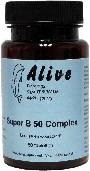 Alive Alive Vitamine B super B50 complex (60 tab)