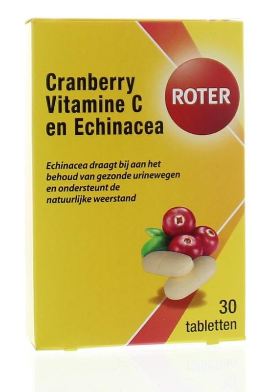 Roter Roter Cranberry vitamine C & echinacea (30 tab)
