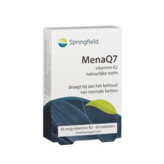 Springfield MenaQ7 vitamine K2 45 mcg (60 tab)