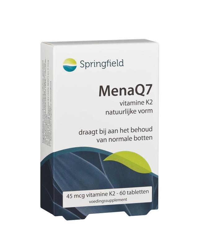 Springfield Springfield MenaQ7 vitamine K2 45 mcg (60 tab)