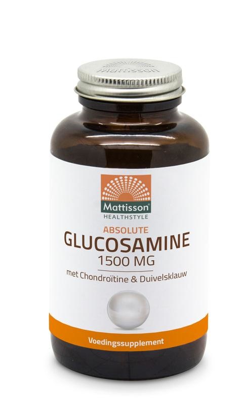 Mattisson Glucosamine 1500 mg & chondroitine & duivelsklauw (120 capsules)