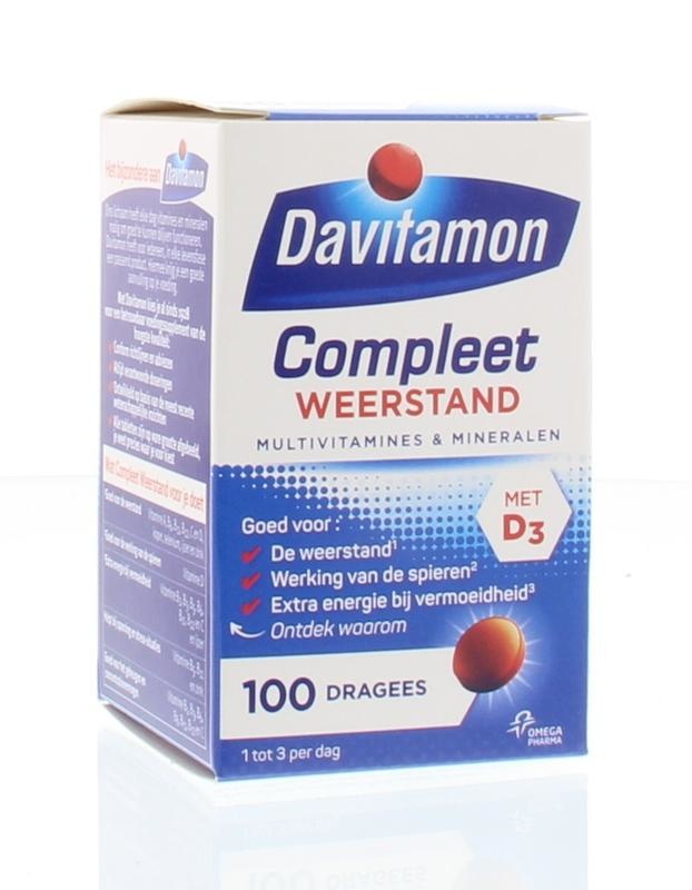 Davitamon Davitamon Compleet weerstand (100 Dragees)