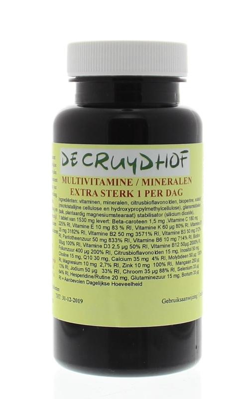 Cruydhof Multi vitamine / mineralen slow release (60 tabletten)