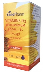 Sanopharm Vitamine D3 fortissimum Emulsan (10 Milliliter) Sanopharm Vitamine D3 fortissimum Emulsan (10 Milliliter)