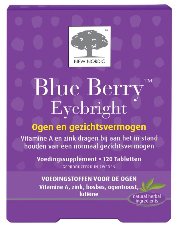 New Nordic New Nordic Blue berry eyebright (120 tab)