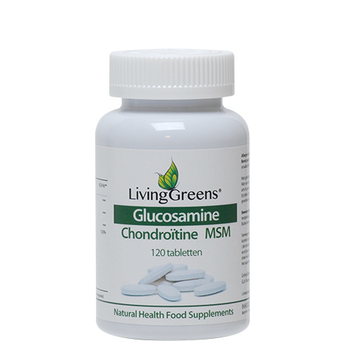Livinggreens Glucosamine chondroitine MSM (120 tabletten)