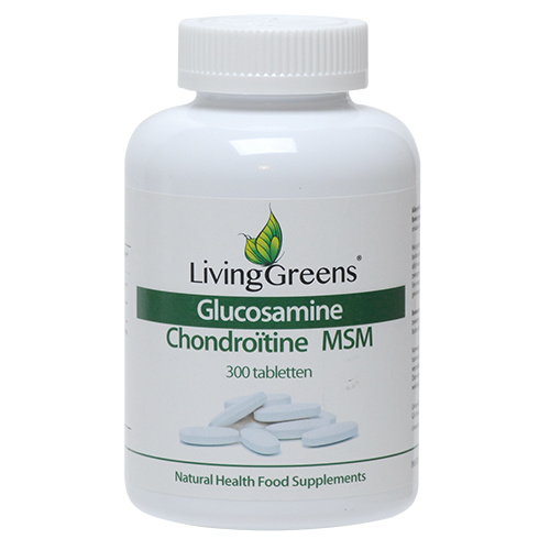 Livinggreens Glucosamine chondroitine MSM (300 tabletten)