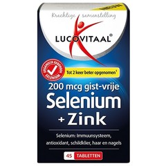 Lucovitaal Selenium zink (45 tab)