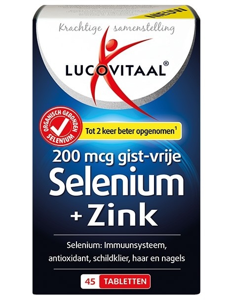 Lucovitaal Selenium zink (45 Tabletten) Lucovitaal Selenium zink (45 Tabletten)