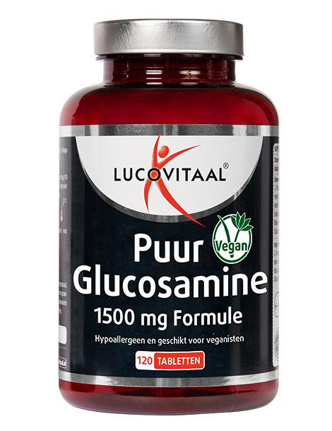 Lucovitaal Lucovitaal Glucosamine puur vegan (120 tab)